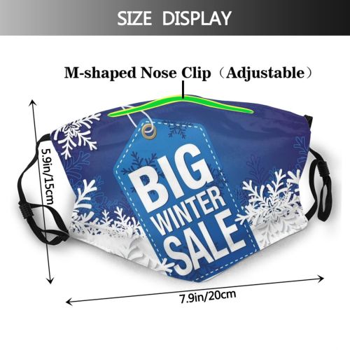 yanfind Design Percentage Leaflet Savings Advertisement Flyer Event Retail Space Art Fashion Price Dust Washable Reusable Filter and Reusable Mouth Warm Windproof Cotton Face