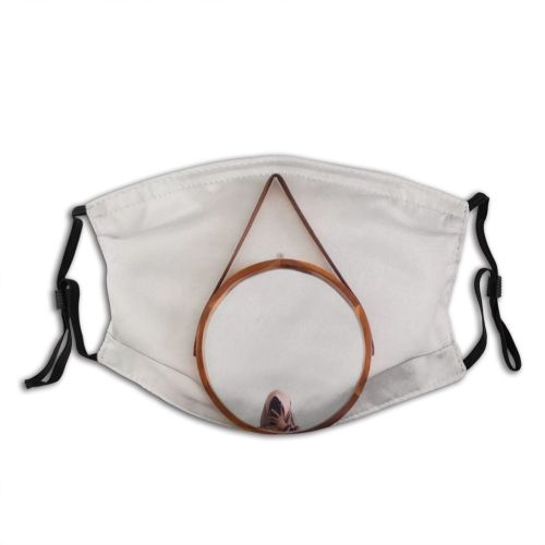 yanfind Lady Picture Faceless Unrecognizable Anonymous Media Tradition Gadget Islam Device Home Shoot Dust Washable Reusable Filter and Reusable Mouth Warm Windproof Cotton Face