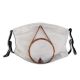 yanfind Lady Picture Faceless Unrecognizable Anonymous Media Tradition Gadget Islam Device Home Shoot Dust Washable Reusable Filter and Reusable Mouth Warm Windproof Cotton Face