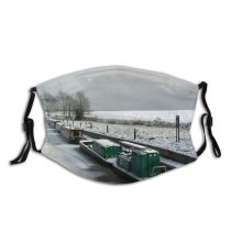 yanfind Winter Transportation Waterway Frost Vehicle Ice Transport Winter Boat Freezing Mode Snow Dust Washable Reusable Filter and Reusable Mouth Warm Windproof Cotton Face