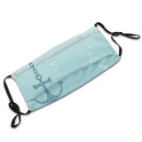 yanfind Chain Freshness Deep Nautical Destinations Travel Undersea Old Liquid Sea Turquoise Vessel Dust Washable Reusable Filter and Reusable Mouth Warm Windproof Cotton Face