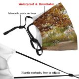 yanfind Deciduous Summerhouse Garden Sunlight Landscape Leaf Tree Plant Branch Natural Autumn Autumn Dust Washable Reusable Filter and Reusable Mouth Warm Windproof Cotton Face