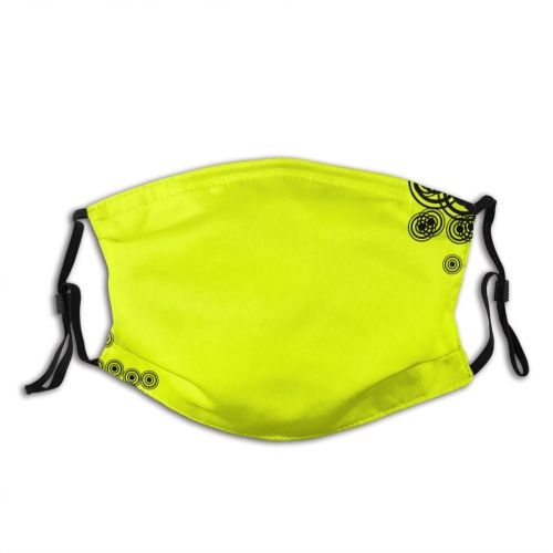 yanfind Fashion Plant Font Bold Design Hip Visual Hop Striking Dust Washable Reusable Filter and Reusable Mouth Warm Windproof Cotton Face