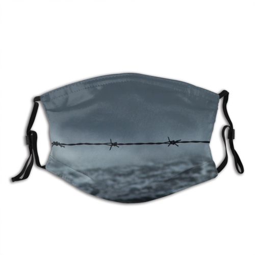yanfind Winter Wire Wire Barbed Sky Twig Fence Branch Atmospheric Sardinia Snow Dust Washable Reusable Filter and Reusable Mouth Warm Windproof Cotton Face