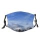 yanfind Field Sky Field Natural Atmospheric Sun Autumn Cloud Landscape Sky Clouds Tree Dust Washable Reusable Filter and Reusable Mouth Warm Windproof Cotton Face