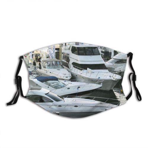 yanfind Marina Watercraft Harbor Sydney Transportation Marine Boat Vehicle Speed Boating Dock Show Dust Washable Reusable Filter and Reusable Mouth Warm Windproof Cotton Face