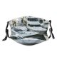 yanfind Marina Watercraft Harbor Sydney Transportation Marine Boat Vehicle Speed Boating Dock Show Dust Washable Reusable Filter and Reusable Mouth Warm Windproof Cotton Face