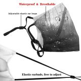 yanfind Fog Winter Mist Forest Landscape Trees Tree Atmosphere Forest Natural Atmospheric Fog Dust Washable Reusable Filter and Reusable Mouth Warm Windproof Cotton Face