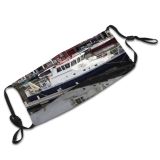 yanfind Harbor Vehicle Motor Sea Boat Harbour Ship Yachts Marina Watercraft Boats Docks Dust Washable Reusable Filter and Reusable Mouth Warm Windproof Cotton Face