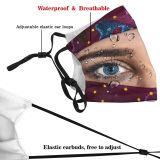 yanfind Lady Studio Model Skin Shapes Hijab Lips Female Sensuality Eyes Girl Posing Dust Washable Reusable Filter and Reusable Mouth Warm Windproof Cotton Face