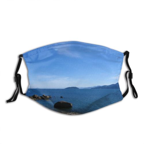 yanfind Horizon Coast Shore Sky Ilha Ocean Island Coastal Landforms Beach Praia Oceanic Dust Washable Reusable Filter and Reusable Mouth Warm Windproof Cotton Face