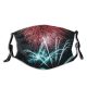 yanfind Lake Evening Night Explosion Fireworks Scenery Beautiful Sparks Nightsky Dark Outdoors Sky Dust Washable Reusable Filter and Reusable Mouth Warm Windproof Cotton Face