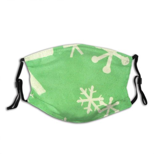 yanfind Holidays Winter Percipitation Frost Year Solstice Eve Christmas Snowflakes Snowflake Snowing Snow Dust Washable Reusable Filter and Reusable Mouth Warm Windproof Cotton Face