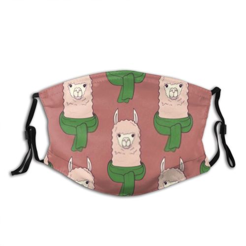 yanfind Chile Fur Fashion Cute Peru Seamless Trendy Wildlife Kid Summer Child Llama Dust Washable Reusable Filter and Reusable Mouth Warm Windproof Cotton Face