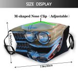 yanfind Hood Cars Vehicle Car Grille Size Deluxe Motor Coupé Caddy Classic Classic Dust Washable Reusable Filter and Reusable Mouth Warm Windproof Cotton Face