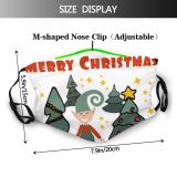 yanfind Christmas Cute Winter Year Celebrate Doodle Elf Ball Design Children Thing Tree Dust Washable Reusable Filter and Reusable Mouth Warm Windproof Cotton Face