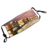 yanfind Riverbank Trondheim Night Snow Architecture Exterior Norway Building River Reflection Nidelva Temperature Dust Washable Reusable Filter and Reusable Mouth Warm Windproof Cotton Face