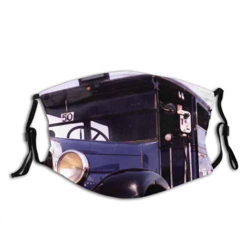 yanfind Vehicle Transport Car Rally Motor Truck Classic Classic Taxi Vintage Vehicle Land Dust Washable Reusable Filter and Reusable Mouth Warm Windproof Cotton Face