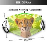 yanfind Isolated Safari Fur Dangerous Hunter Danger Life Cat Stain Cute Carnivore Mascot Dust Washable Reusable Filter and Reusable Mouth Warm Windproof Cotton Face