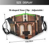 yanfind Lamps Arches Daylight Benches Interior Church Windows Dark Architecture Ceiling Chapel Aisle Dust Washable Reusable Filter and Reusable Mouth Warm Windproof Cotton Face