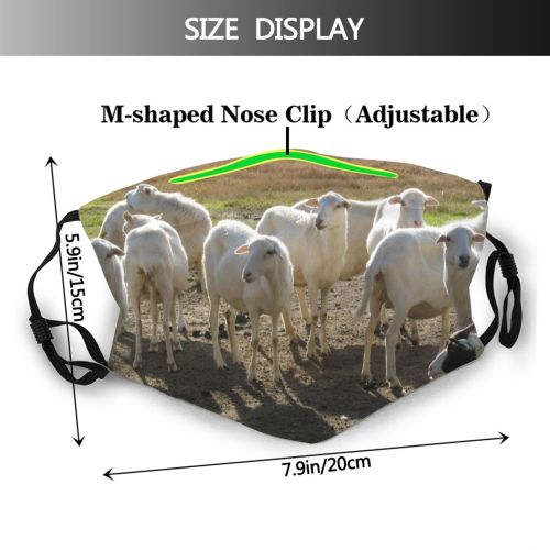 yanfind Winter Boy Christmas Outside Field Herding Shepherds Goat Bovine Goats Pasture Cow Dust Washable Reusable Filter and Reusable Mouth Warm Windproof Cotton Face