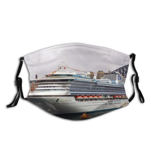 yanfind Vehicle Ship Cruiseferry Cruise Ports Motor Sapphire Big Ship Cruises Boats Naval Dust Washable Reusable Filter and Reusable Mouth Warm Windproof Cotton Face
