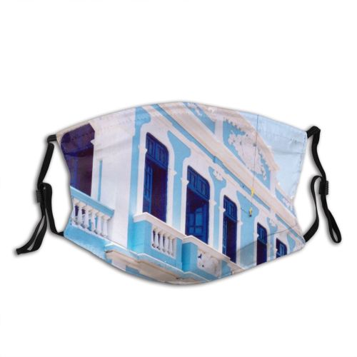 yanfind Metropolis Building Pernambuco Building Work Home Tourism Trip City Light Facade Estate Dust Washable Reusable Filter and Reusable Mouth Warm Windproof Cotton Face