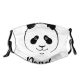 yanfind Isolated Emblem Young Cute Wildlife Teddy Doodle Bear Design Beautiful Modern Face Dust Washable Reusable Filter and Reusable Mouth Warm Windproof Cotton Face