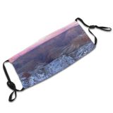 yanfind Grand Sunset Landscape Nevada Snow Canyon Sky Scenics Travel USA Tourism Mountain Dust Washable Reusable Filter and Reusable Mouth Warm Windproof Cotton Face