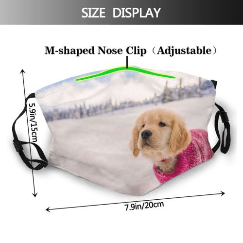 yanfind Rural Scene Snow Camera Forest Over Scenics Cute Land Sweater Temperature Dust Washable Reusable Filter and Reusable Mouth Warm Windproof Cotton Face