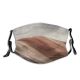 yanfind Idyllic Mountain Clouds Daytime Tranquil Scenery Mountains Peak Desert Wilderness Peaceful Range Dust Washable Reusable Filter and Reusable Mouth Warm Windproof Cotton Face