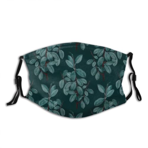 yanfind Abstract Hawaiian Bird Fashion Flora Cute Hawaii Seamless Colorful Trendy Summer Vintage   Dust Washable Reusable Filter and Reusable Mouth Warm Windproof Cotton Face