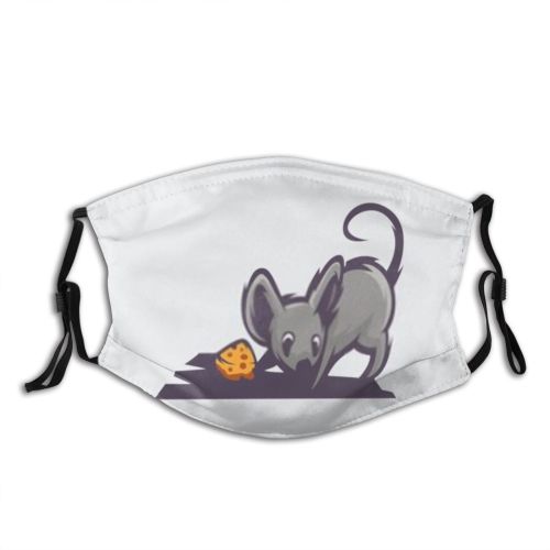 yanfind Isolated Cat Kitty Cute Mouse Design Pet Art Tail Fun Happy Cartoon Dust Washable Reusable Filter and Reusable Mouth Warm Windproof Cotton Face