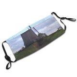 yanfind Moulins Mill Turbine Polder Windmill Wind Dust Washable Reusable Filter and Reusable Mouth Warm Windproof Cotton Face