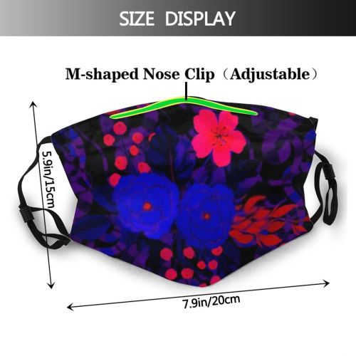 yanfind Abstract Garden Elegant Decor Fashion Little Cute Seamless Feminine Snake Summer Vintage Dust Washable Reusable Filter and Reusable Mouth Warm Windproof Cotton Face