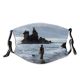 yanfind Lady Shore Coast Freedom Vacation Attractive Seaside Leisure Recreation Unrecognizable Stroll Anonymous Dust Washable Reusable Filter and Reusable Mouth Warm Windproof Cotton Face