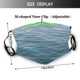 yanfind Cyprus Vehicle Calm Lake Sailor Sea Boat Harbour Sky Ship Reflection Ocean Dust Washable Reusable Filter and Reusable Mouth Warm Windproof Cotton Face