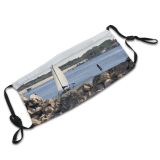 yanfind Yachting Venice Vehicle Port Fisherman Sail Harbour Lagoon Watercraft Sailboat Boats Sailing Dust Washable Reusable Filter and Reusable Mouth Warm Windproof Cotton Face