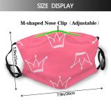 yanfind Abstract Calligraphy Emphasis Heraldic Fashion Little Cute Seamless Font Doodle Magic Simple Dust Washable Reusable Filter and Reusable Mouth Warm Windproof Cotton Face