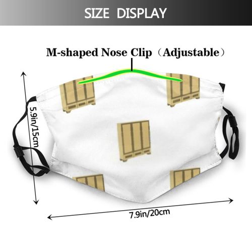 yanfind Isolated Bedroom Cupboard Cute Double Interior Open Hanger Wardrobe Wooden Cabinet Cloth Dust Washable Reusable Filter and Reusable Mouth Warm Windproof Cotton Face