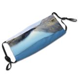yanfind Lake Natural Moutains Mirror Landscape Mountain Reflection Sky Hawea Desert Landforms Tranquility Dust Washable Reusable Filter and Reusable Mouth Warm Windproof Cotton Face