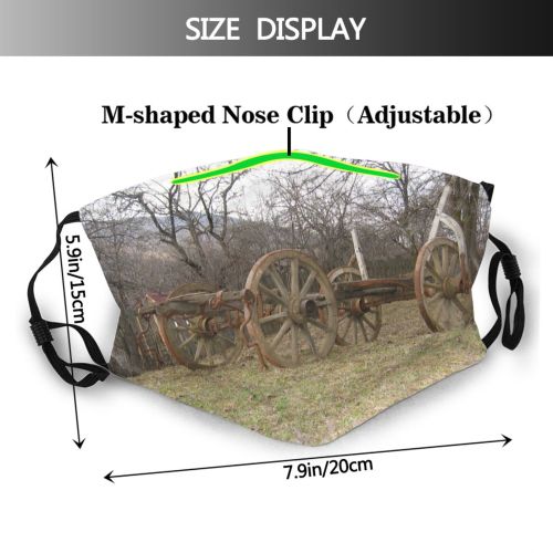 yanfind Vehicle Wagon Car Wood Area Caruta Rural Kocka Plant System Wheels Wheel Dust Washable Reusable Filter and Reusable Mouth Warm Windproof Cotton Face