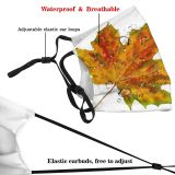 yanfind Flowering Leaves Leaf Maple Leaf Maple Fall Plant Tree Plant Decoration Autumn Dust Washable Reusable Filter and Reusable Mouth Warm Windproof Cotton Face