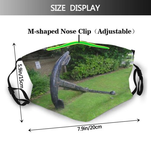 yanfind Lawn Environmental Sculpture Plant Art Tree Yard Scotland Mavisbank Grass Gardens Glasgow Dust Washable Reusable Filter and Reusable Mouth Warm Windproof Cotton Face
