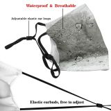 yanfind Winter Freeze Snowy Icey Christmas Field Winter Natural Atmospheric Landscape Sky Ice   Dust Washable Reusable Filter and Reusable Mouth Warm Windproof Cotton Face