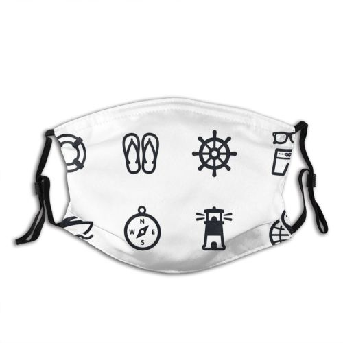 yanfind Cap Lighthouse Nautical Hat Shipping Yacht Transportation Lifeguard System Flop Wheel Life Dust Washable Reusable Filter and Reusable Mouth Warm Windproof Cotton Face