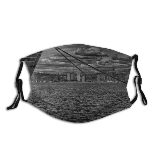 yanfind Built Building Nautical Transportation Structure Urban Rope Cities Cruise Travel Ship Sky Dust Washable Reusable Filter and Reusable Mouth Warm Windproof Cotton Face