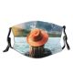 yanfind Idyllic Lake Vacation Park Wandering Relaxation Leisure Recreation Mountain Explore Enviroment Fedora Dust Washable Reusable Filter and Reusable Mouth Warm Windproof Cotton Face