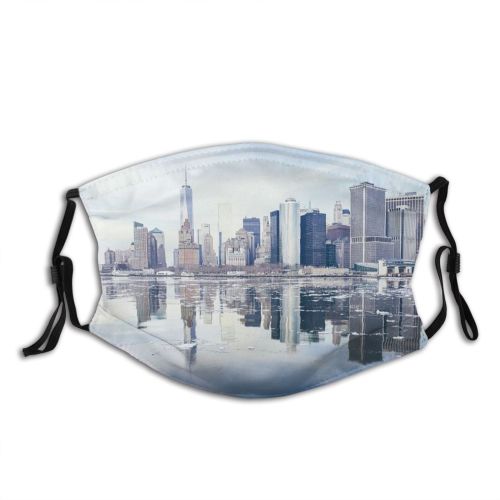 yanfind Center Capital Cities Waterfront Built Snow City Place Architecture Exterior Sky Building Dust Washable Reusable Filter and Reusable Mouth Warm Windproof Cotton Face