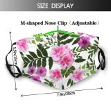 yanfind Abstract Garden Fashion Flora Little Cute Summertime Seamless Colorful Feminine Lily Wedding Dust Washable Reusable Filter and Reusable Mouth Warm Windproof Cotton Face